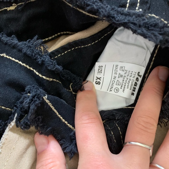 Denim Patchwork Shorts - Picture 4 of 4